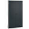Schäfer Shop Genius materiaalkast FS, 5 OH, afsluitbaar, 4 legborden/12 laden, tot 450 kg, B 1055 x D 520 x H 1950 mm, staal, lichtgrijs/antracietgrijs