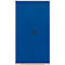 Schäfer Shop Genius materiaalkast FS, 5 OH, afsluitbaar, 4 legborden/12 laden, tot 450 kg, B 1055 x D 520 x H 1950 mm, staal, lichtgrijs/gentiaanblauw
