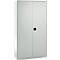 Schäfer Shop Genius materiaalkast FS, 5 OH, afsluitbaar, 4 legborden/12 laden, tot 450 kg, B 1055 x D 520 x H 1950 mm, staal, lichtgrijs/lichtgrijs