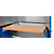 Schäfer Shop Genius materiaalkast FS, 5 OH, afsluitbaar, geperforeerde roosterwanden/3 legborden, tot 450 kg, B 1055 x D 520 x H 1950 mm, aluminium wit/ gentiaanblauw
