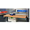 Schäfer Shop Genius materiaalkast FS, 5 OH, afsluitbaar, geperforeerde roosterwanden/3 legborden, tot 450 kg, B 1055 x D 520 x H 1950 mm, lichtgrijs/antracietgrijs