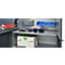 Schäfer Shop Genius materiaalkast FS, 5 OH, afsluitbaar, geperforeerde roosterwanden/3 legborden, tot 450 kg, B 1055 x D 520 x H 1950 mm, lichtgrijs/antracietgrijs