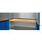Schäfer Shop Genius materiaalkast FS, 5 OH, afsluitbaar, geperforeerde roosterwanden/3 legborden, tot 450 kg, B 1055 x D 520 x H 1950 mm, lichtgrijs/gentiaanblauw
