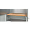 Schäfer Shop Genius materiaalkast FS, 5 OH, afsluitbaar, geperforeerde roosterwanden/3 legborden, tot 450 kg, B 1055 x D 520 x H 1950 mm, lichtgrijs/lichtgrijs