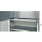 Schäfer Shop Genius materiaalkast FS, 5 OH, afsluitbaar, geperforeerde roosterwanden/3 legborden, tot 450 kg, B 1055 x D 520 x H 1950 mm, lichtgrijs/lichtgrijs