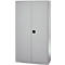 Schäfer Shop Genius Materialschrank FS, 5 OH, abschließbar, Lochrasterwände/3 Fachböden, bis 450 kg, B 1055 x T 520 x H 1950 mm, weißalu/weißalu
