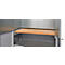 Schäfer Shop Genius Materialschrank FS, 5 OH, abschließbar, Lochrasterwände/3 Fachböden, bis 450 kg, B 1055 x T 520 x H 1950 mm, weißalu/weißalu