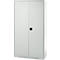 Schäfer Shop Genius Mehrzweckschrank FS, modular, abschließbar, mit Mittelwand, 4 Fachböden, B 1055 x T 520 x H 1950 mm, lichtgrau