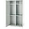 Schäfer Shop Genius Mehrzweckschrank FS, modular, abschließbar, mit Mittelwand, 4 Fachböden, B 1055 x T 520 x H 1950 mm, lichtgrau