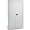 Schäfer Shop Genius Mehrzweckschrank FS, modular, abschließbar, mit Mittelwand, 4 Fachböden, B 1055 x T 520 x H 1950 mm, lichtgrau