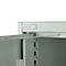 Schäfer Shop Genius Mehrzweckschrank FS, modular, abschließbar, mit Mittelwand, 4 Fachböden, B 1055 x T 520 x H 1950 mm, lichtgrau