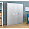 Schäfer Shop Genius Mehrzweckschrank FS, modular, abschließbar, mit oder ohne Mittelwand, T 520 x H 1950 mm, lichtgrau