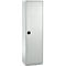 Schäfer Shop Genius Mehrzweckschrank FS, modular, abschließbar, ohne Mittelwand, 2 Fachböden, B 545 x T 520 x H 1950 mm, Stahl, lichtgrau