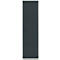 Schäfer Shop Genius Mehrzweckschrank FS, modular, individuell erweiterbar, 2 Fachböden, bis 250 kg, B 545 x T 520 x H 1950 mm, Stahl, lichtgrau/anthrazitgrau