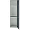 Schäfer Shop Genius Mehrzweckschrank FS, modular, individuell erweiterbar, 2 Fachböden, bis 250 kg, B 545 x T 520 x H 1950 mm, Stahl, lichtgrau/anthrazitgrau
