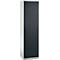 Schäfer Shop Genius Mehrzweckschrank FS, modular, individuell erweiterbar, 2 Fachböden, bis 250 kg, B 545 x T 520 x H 1950 mm, Stahl, lichtgrau/anthrazitgrau