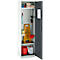 Schäfer Shop Genius Mehrzweckschrank FS, modular, individuell erweiterbar, 2 Fachböden, bis 250 kg, B 545 x T 520 x H 1950 mm, Stahl, lichtgrau/anthrazitgrau