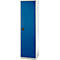 Schäfer Shop Genius Mehrzweckschrank FS, modular, individuell erweiterbar, 2 Fachböden, bis 250 kg, B 545 x T 520 x H 1950 mm, Stahl, lichtgrau/enzianblau