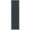 Schäfer Shop Genius Mehrzweckschrank FS, modular, individuell erweiterbar, 2 Fachböden, bis 250 kg, B 545 x T 520 x H 1950 mm, Stahl, weißaluminium/anthrazitgrau