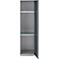 Schäfer Shop Genius Mehrzweckschrank FS, modular, individuell erweiterbar, 2 Fachböden, bis 250 kg, B 545 x T 520 x H 1950 mm, Stahl, weißaluminium/anthrazitgrau