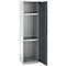 Schäfer Shop Genius Mehrzweckschrank FS, modular, individuell erweiterbar, 2 Fachböden, bis 250 kg, B 545 x T 520 x H 1950 mm, Stahl, weißaluminium/anthrazitgrau