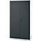 Schäfer Shop Genius Mehrzweckschrank FS, modular, indivuduell erweiterbar, Mittelwand, 4 Fachböden, bis 450 kg, B 1055 x T 520 x H 1950 mm, lichtgrau/anthrazitgrau