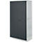 Schäfer Shop Genius Mehrzweckschrank FS, modular, indivuduell erweiterbar, Mittelwand, 4 Fachböden, bis 450 kg, B 1055 x T 520 x H 1950 mm, lichtgrau/anthrazitgrau