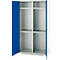 Schäfer Shop Genius Mehrzweckschrank FS, modular, indivuduell erweiterbar, Mittelwand, 4 Fachböden, bis 450 kg, B 1055 x T 520 x H 1950 mm, lichtgrau/enzianblau