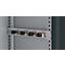 Schäfer Shop Genius Mehrzweckschrank FS, modular, indivuduell erweiterbar, Mittelwand, 4 Fachböden, bis 450 kg, B 1055 x T 520 x H 1950 mm, weißalu/anthrazitgrau