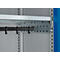 Schäfer Shop Genius Mehrzweckschrank FS, modular, indivuduell erweiterbar, Mittelwand, 4 Fachböden, bis 450 kg, B 1055 x T 520 x H 1950 mm, weißalu/enzianblau