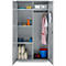 Schäfer Shop Genius Mehrzweckschrank FS, modular, indivuduell erweiterbar, Mittelwand, 4 Fachböden, bis 450 kg, B 1055 x T 520 x H 1950 mm, weißalu/weißalu