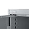 Schäfer Shop Genius Mehrzweckschrank FS, modular, indivuduell erweiterbar, Mittelwand, 4 Fachböden, bis 450 kg, B 1055 x T 520 x H 1950 mm, weißalu/weißalu
