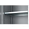 Schäfer Shop Genius Mehrzweckschrank FS, modular, indivuduell erweiterbar, Mittelwand, 4 Fachböden, bis 450 kg, B 1055 x T 520 x H 1950 mm, weißalu/weißalu