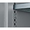Schäfer Shop Genius Mehrzweckschrank FS, modular, indivuduell erweiterbar, Mittelwand, 4 Fachböden, bis 450 kg, B 1055 x T 520 x H 1950 mm, weißalu/weißalu