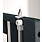 Schäfer Shop Genius metalen materiaalkast FS, met kijkvenster, ventilatiegaten, B 545 x D 520 x H 1950 mm, 5 OH, tot 250 kg, blank.alu kleurig/antraciet
