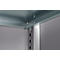 Schäfer Shop Genius metalen materiaalkast FS, met kijkvenster, ventilatiegaten, B 545 x D 520 x H 1950 mm, 5 OH, tot 250 kg, blank.alu kleurig/blank.alu kleurig