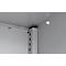 Schäfer Shop Genius metalen materiaalkast FS, met kijkvenster, ventilatiegaten, B 545 x D 520 x H 1950 mm, 5 OH, tot 250 kg, blank.alu kleurig/gentiaanblauw