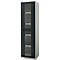 Schäfer Shop Genius metalen materiaalkast FS, met kijkvenster, ventilatiegaten, B 545 x D 520 x H 1950 mm, 5 OH, tot 250 kg, lichtgrijs/antraciet