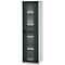 Schäfer Shop Genius metalen materiaalkast FS, met kijkvenster, ventilatiegaten, B 545 x D 520 x H 1950 mm, 5 OH, tot 250 kg, lichtgrijs/antraciet
