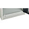 Schäfer Shop Genius metalen materiaalkast FS, met kijkvenster, ventilatiegaten, B 545 x D 520 x H 1950 mm, 5 OH, tot 250 kg, lichtgrijs/antraciet