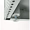Schäfer Shop Genius metalen materiaalkast FS, met kijkvenster, ventilatiegaten, B 545 x D 520 x H 1950 mm, 5 OH, tot 250 kg, lichtgrijs/lichtgrijs