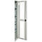 Schäfer Shop Genius metalen materiaalkast FS, met kijkvenster, ventilatiegaten, B 545 x D 520 x H 1950 mm, 5 OH, tot 250 kg, lichtgrijs/lichtgrijs