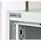 Schäfer Shop Genius metalen materiaalkast FS, met kijkvenster, ventilatiegaten, B 545 x D 520 x H 1950 mm, 5 OH, tot 250 kg, lichtgrijs/lichtgrijs