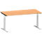 Schäfer Shop Genius MODENA FLEX bureau, 1600 x 800 mm, beuk