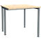 Schäfer Shop Genius MODENA FLEX bureau, breedte 800 mm, aan één zijde ingekort, ahorn/antraciet