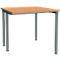 Schäfer Shop Genius MODENA FLEX bureau, breedte 800 mm, aan één zijde ingekort, beuken/antraciet