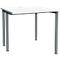 Schäfer Shop Genius MODENA FLEX bureau, breedte 800 mm, aan één zijde ingekort, wit/antraciet
