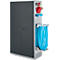 Schäfer Shop Genius multifunctionele kast FS, modulair, afzonderlijk uittrekbaar, tussenschot, 4 legborden, tot 450 kg, B 1055 x D 520 x H 1950 mm, alu wit/antracietgrijs