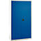Schäfer Shop Genius multifunctionele kast FS, modulair, afzonderlijk uittrekbaar, tussenschot, 4 legborden, tot 450 kg, B 1055 x D 520 x H 1950 mm, lichtgrijs/gentiaanblauw
