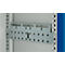 Schäfer Shop Genius multifunctionele kast FS, modulair, afzonderlijk uittrekbaar, tussenschot, 4 legborden, tot 450 kg, B 1055 x D 520 x H 1950 mm, lichtgrijs/gentiaanblauw